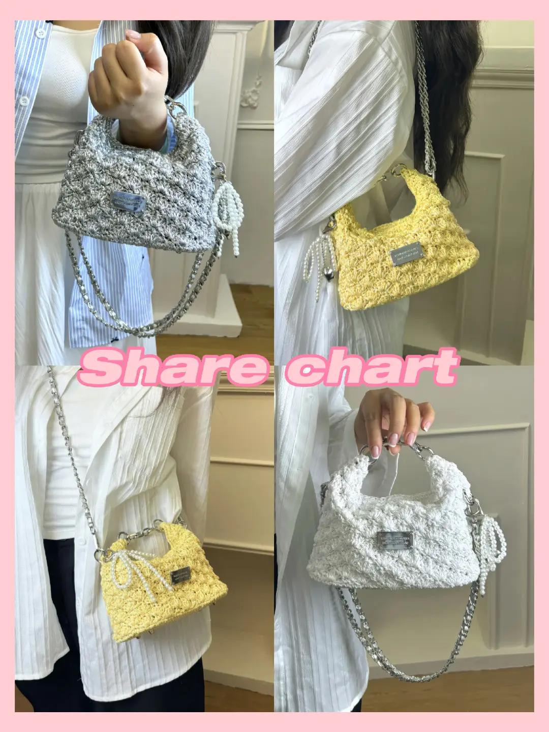 Hướng dẫn móc túi xách đính hạt, quai xích thời trang