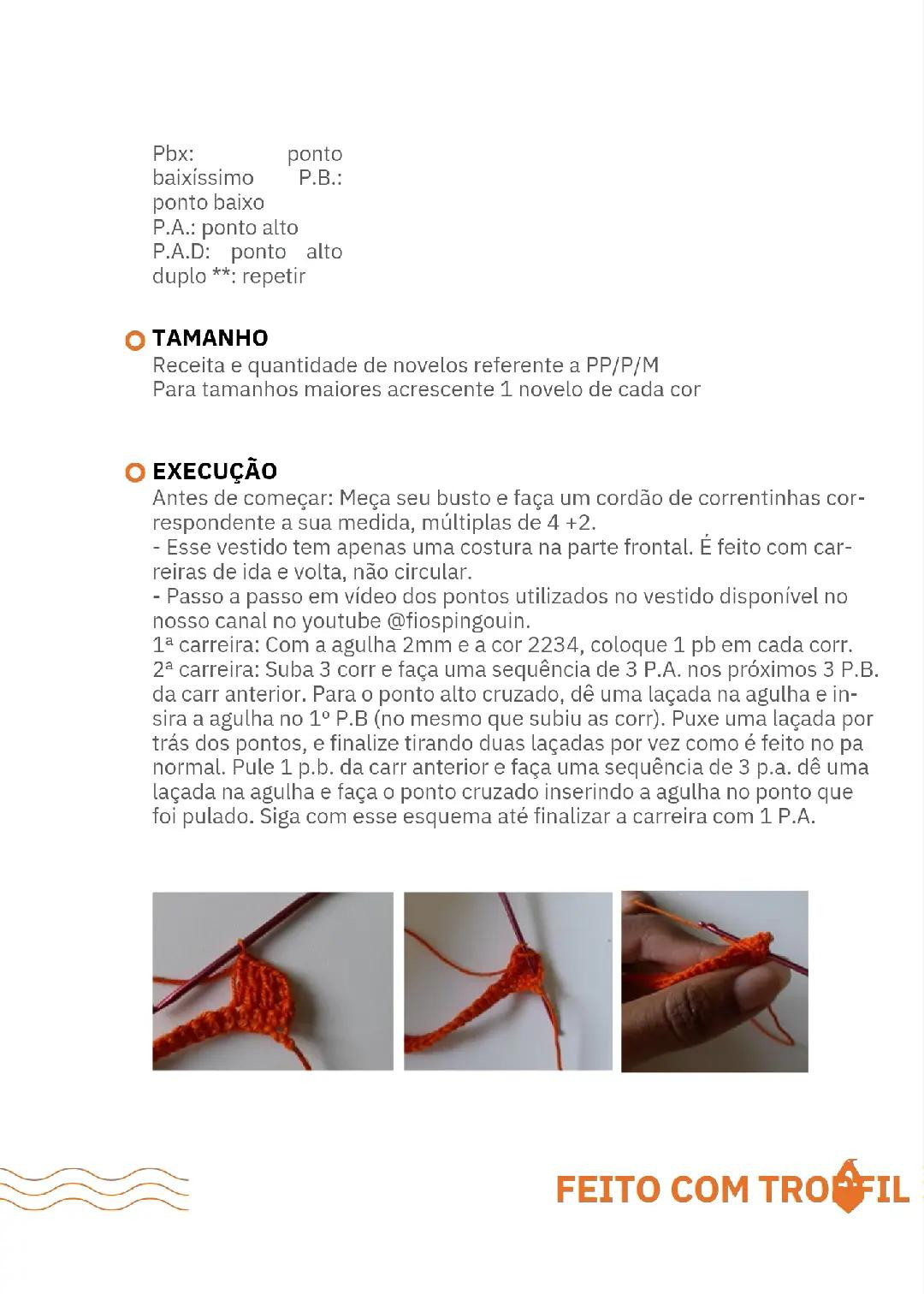 HƯỚNG DẪN MÓC VESTIDO TROPICAL TROPFIL - BẢNG CHART VÀ CÁCH THỰC HIỆN CHI TIẾT