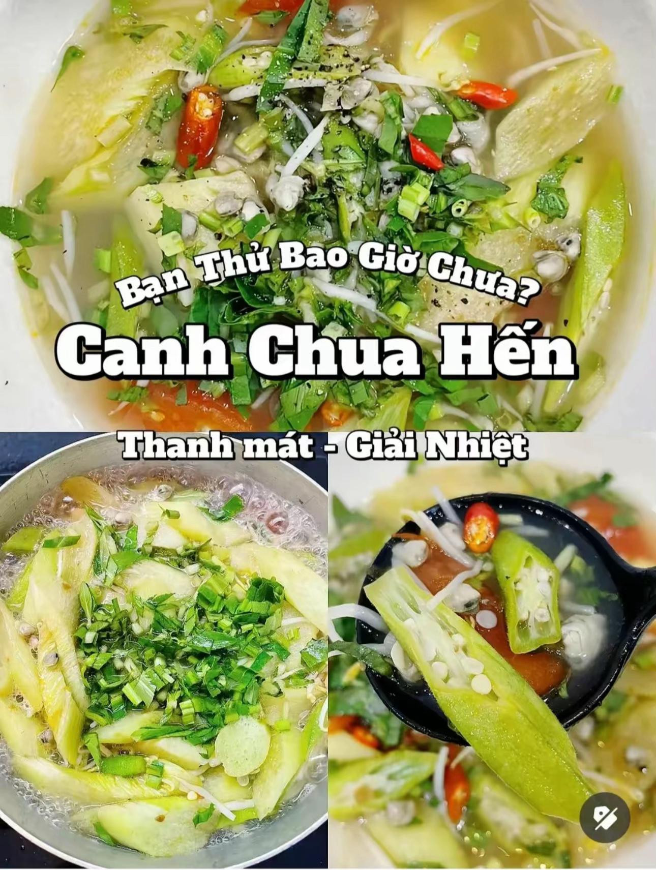 Hướng dẫn nấu Canh Chua Hến thanh mát giải nhiệt với me, cà chua và rau xanh
