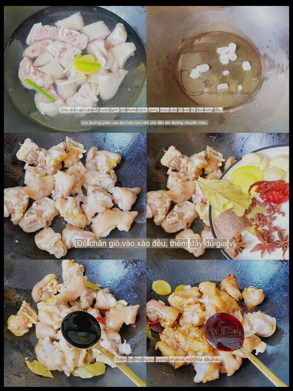 Hướng dẫn nấu chân giò kho nước tương đậm đà, mềm nhừ và thơm ngon