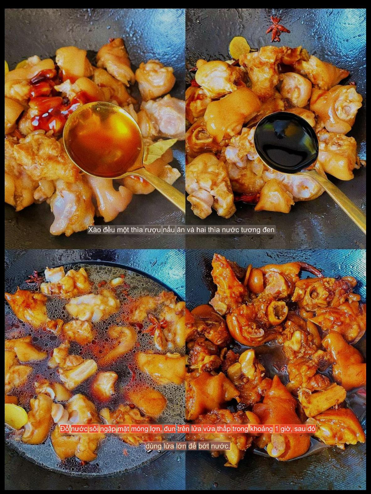 Hướng dẫn nấu chân giò kho nước tương đậm đà, mềm nhừ và thơm ngon