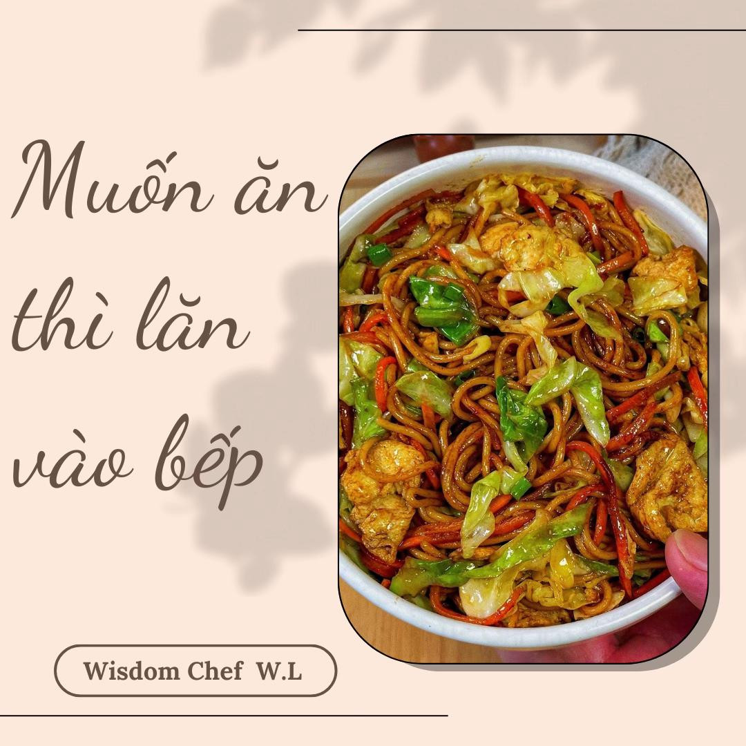 Hướng dẫn nấu mì xào trứng với bắp cải, cà rốt và nước tương đậm đà