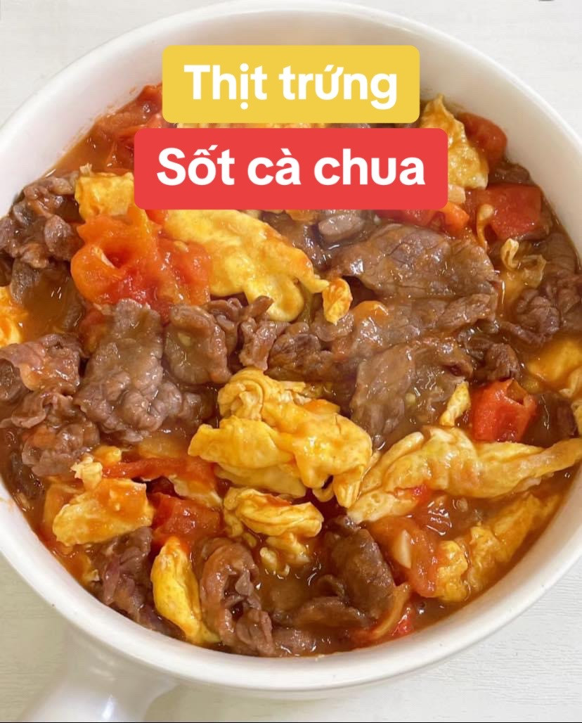 Hướng dẫn nấu món thịt bò xào trứng với cà chua ngon tuyệt | HandmadeV