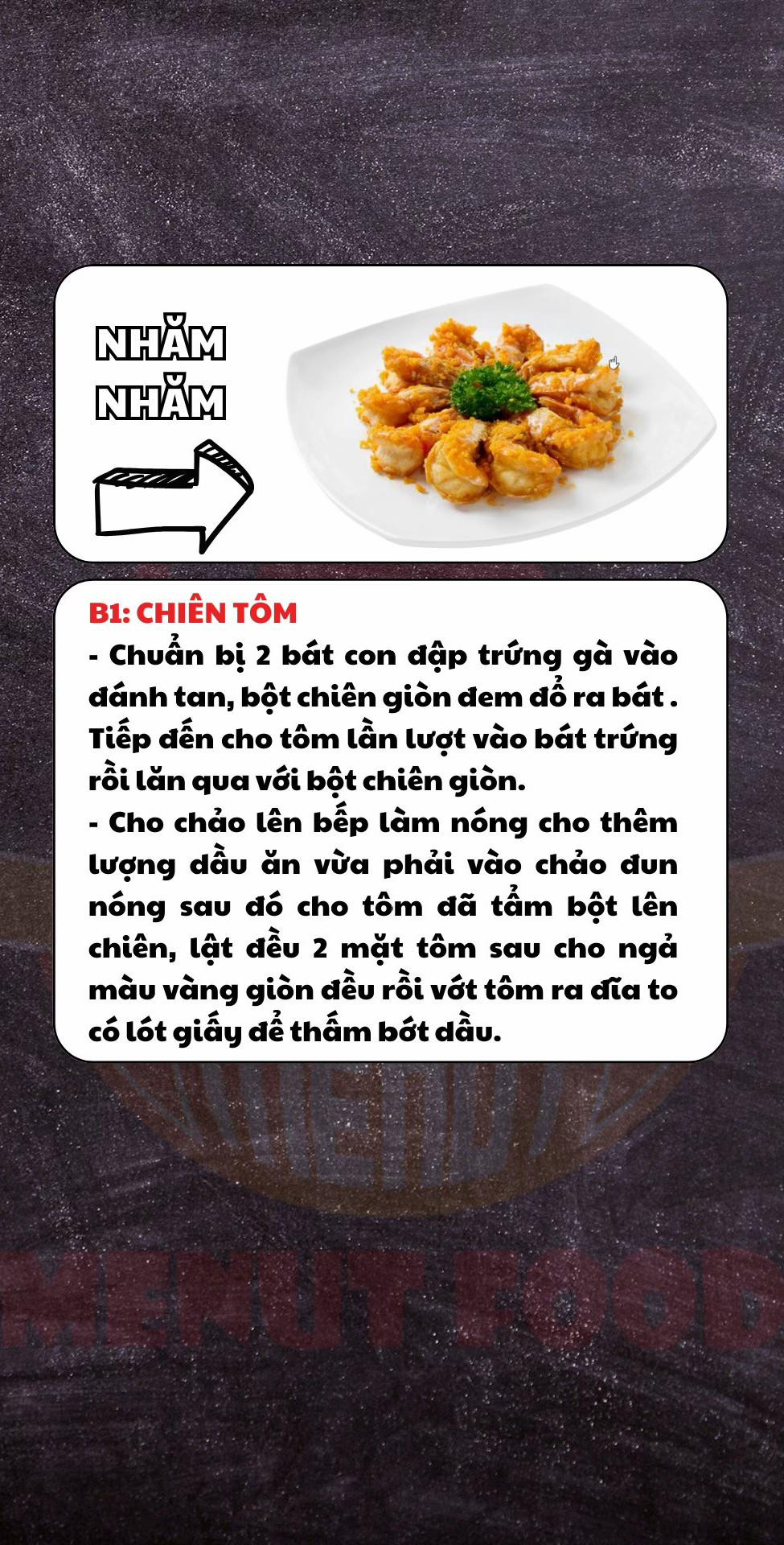 Hướng dẫn nấu món Tôm sốt trứng muối giòn ngon, dễ làm tại nhà