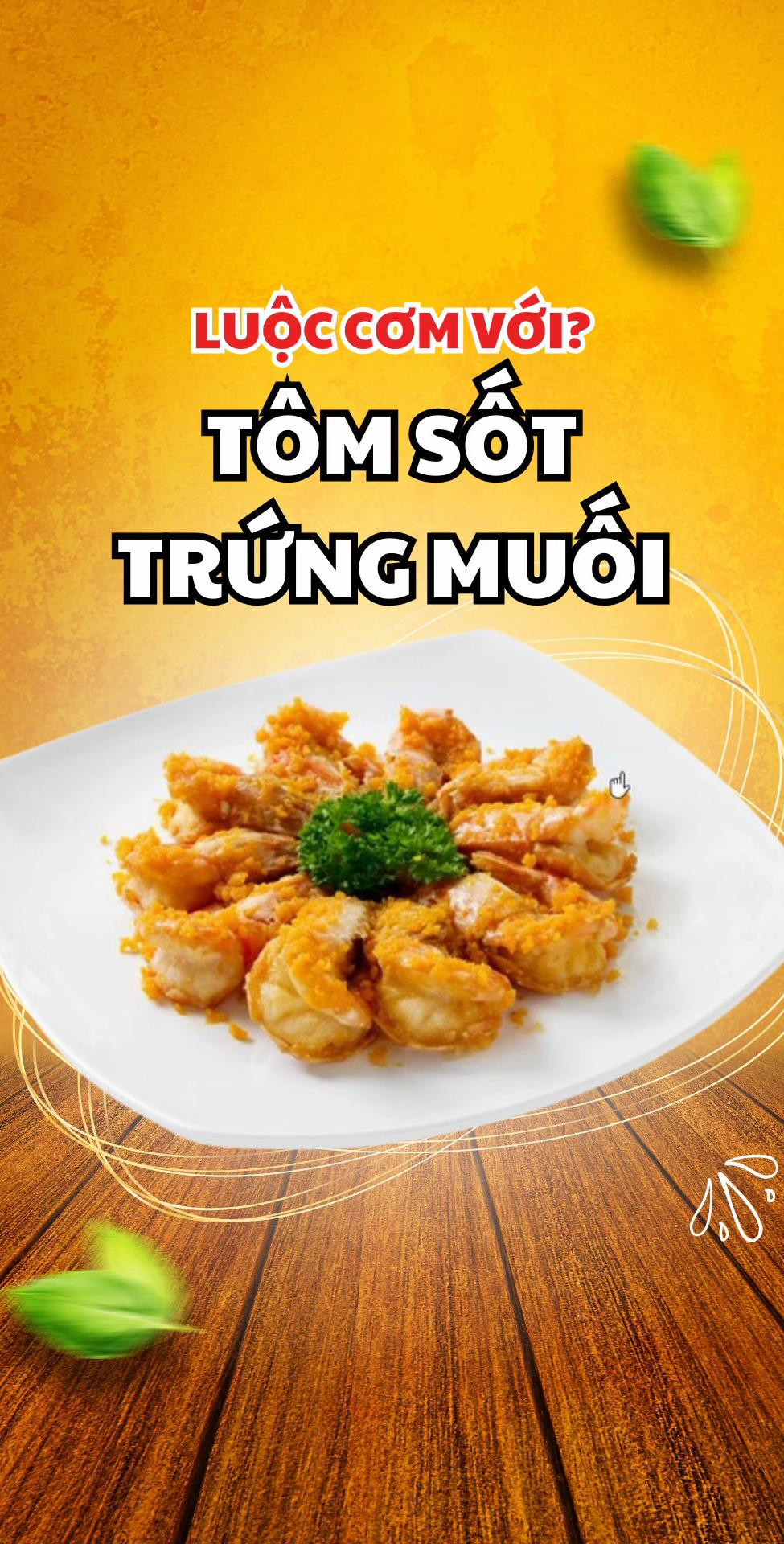 Hướng dẫn nấu món Tôm sốt trứng muối giòn ngon, dễ làm tại nhà