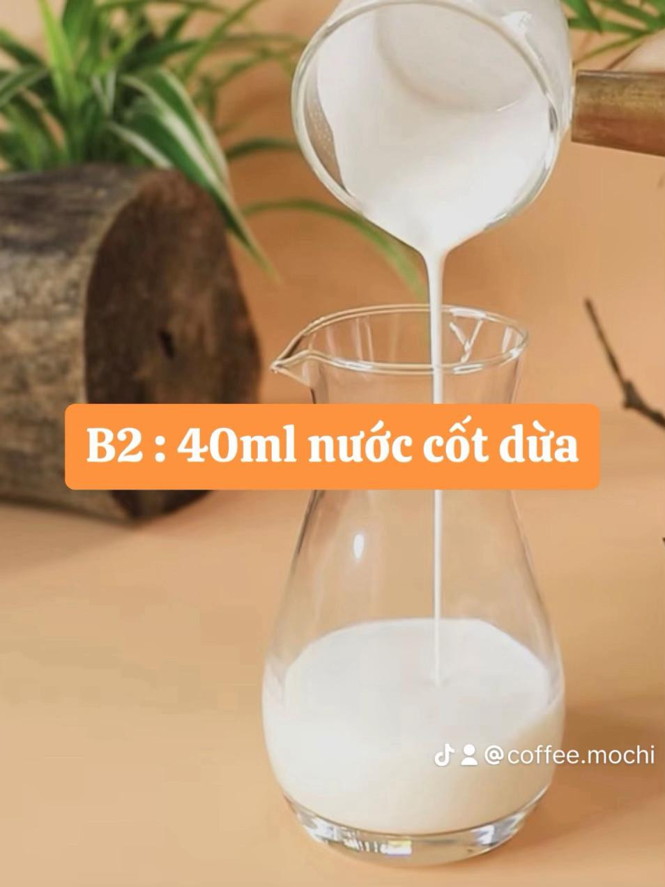 Hướng dẫn pha chế Cà phê sữa dừa mát lạnh với nước cốt dừa và sữa tươi