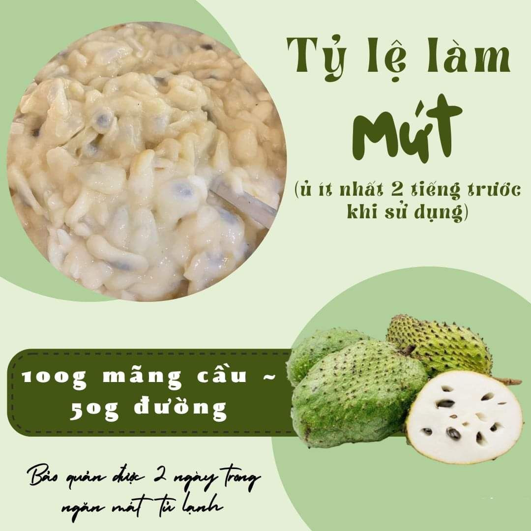 Hướng dẫn pha chế Trà Ô Long Mãng Cầu ngon tại nhà với mứt và tắc