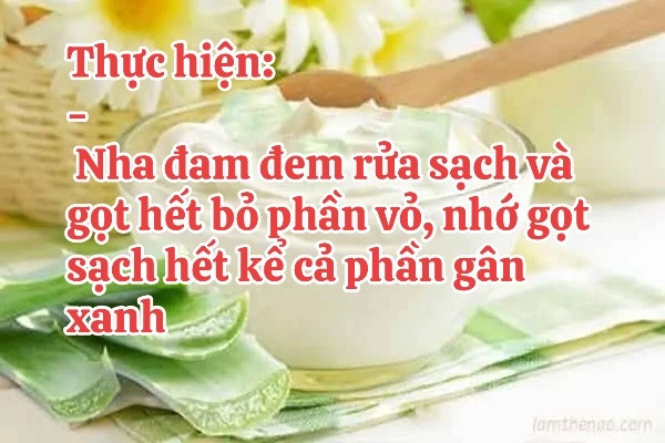 Hướng dẫn tự làm sữa chua nha đam mát lạnh tại nhà