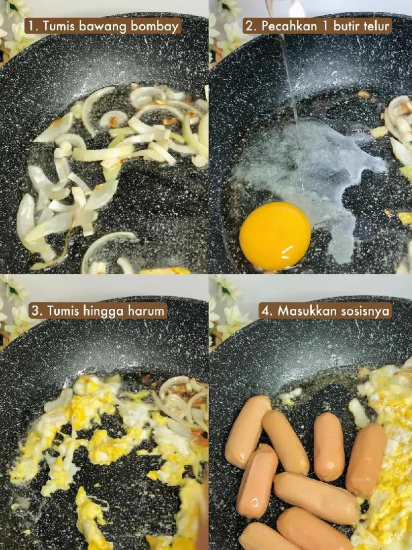 Ide bekal simple: Tumis sosis telur