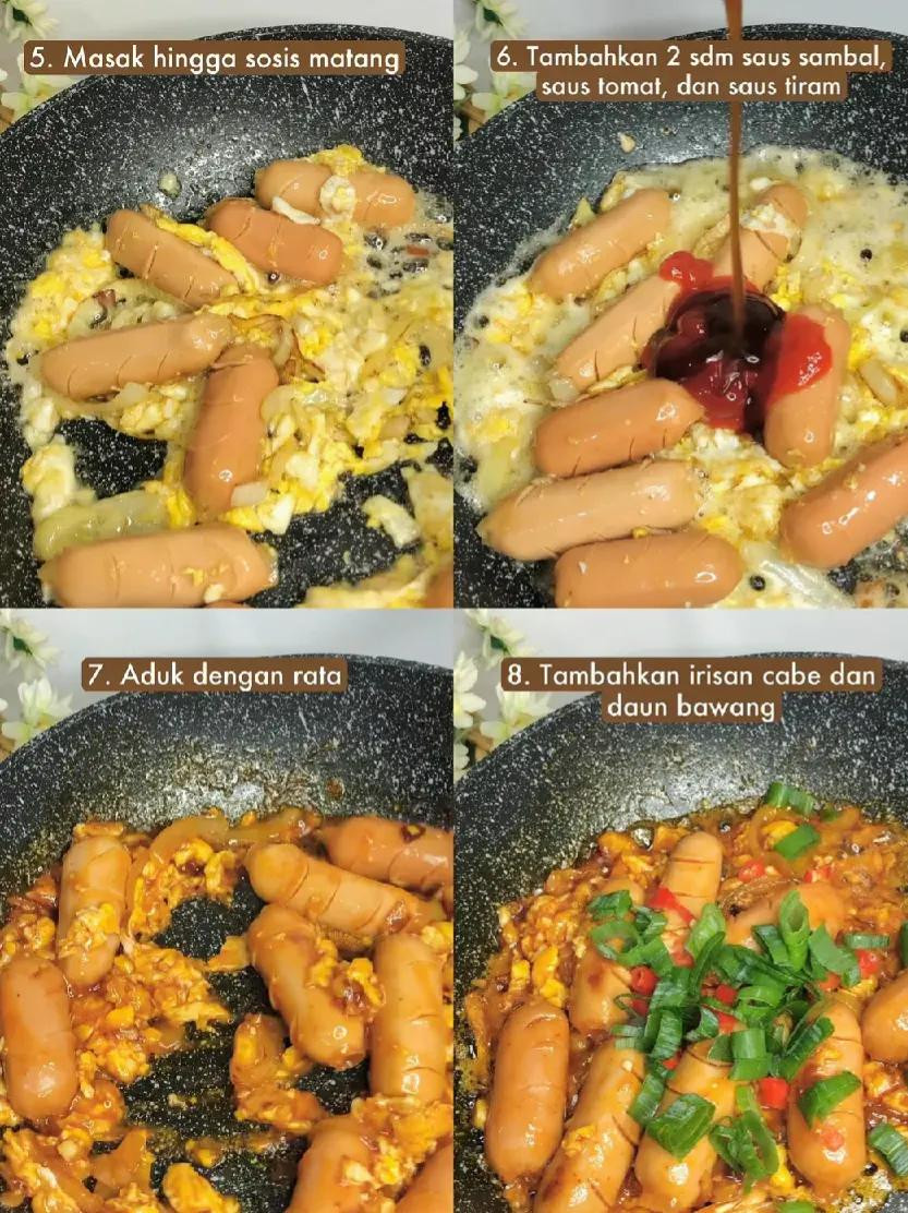 Ide bekal simple: Tumis sosis telur