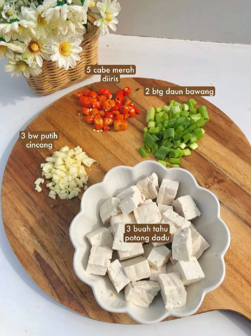 Ide Bekal: Tahu Cabe Garam - Món đậu phụ giòn sốt ớt muối đơn giản cho bữa trưa