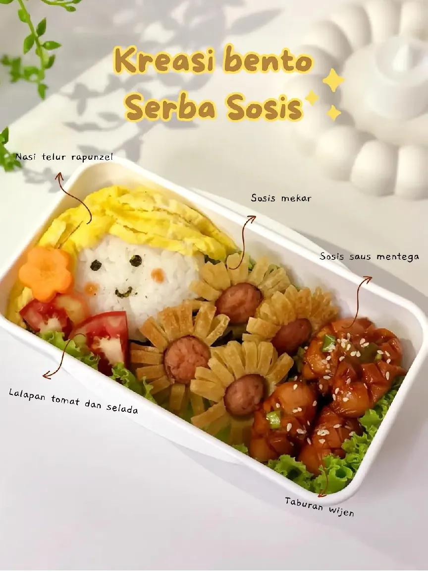 Ide Bento Gemes Bekal Buat Sikecil: Kreasi Serba Sosis & Chicken Katsu