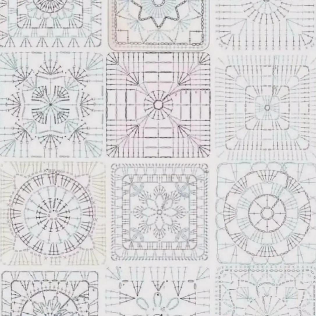 Ideia de crochê fácil: coleção de gráficos quadrados e redondos para amigurumi