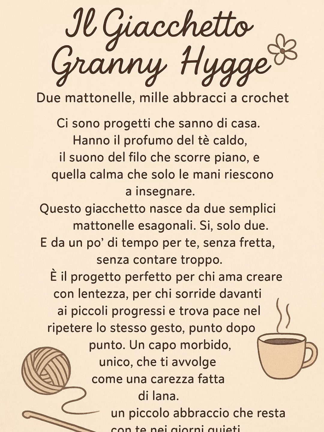 Il Giacchetto Granny Hygge: Giacca Esagonale Colorata con Chart