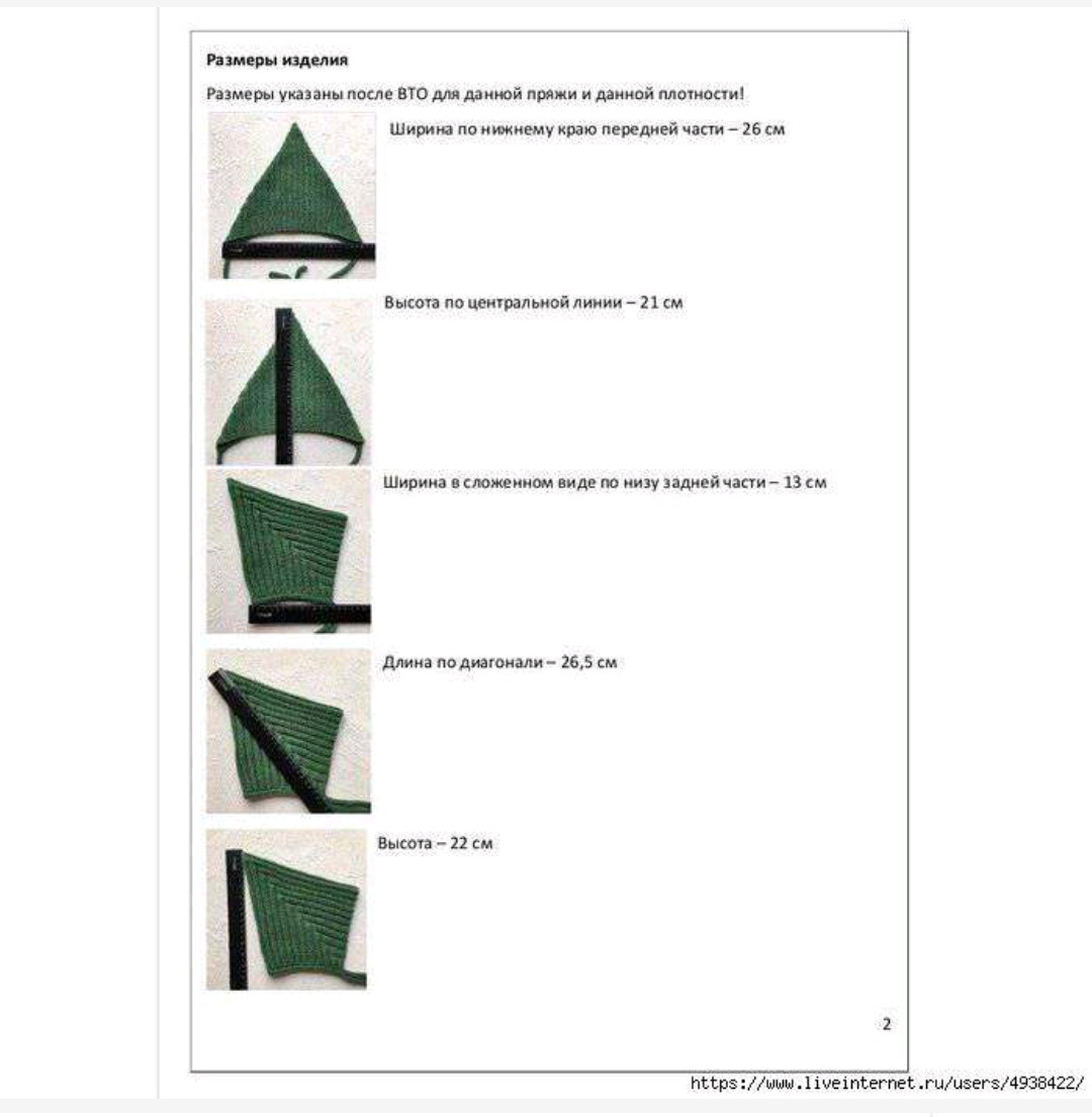 Инструкция по вязанию шапочки-эльф спицами