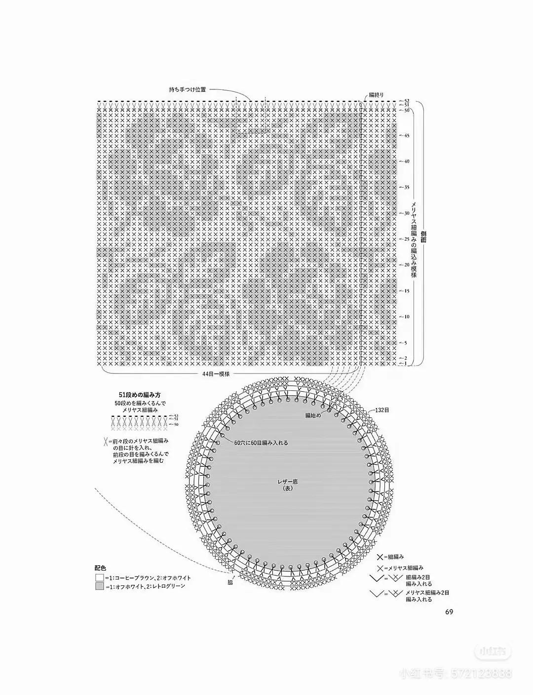 Japanese Crochet Bag Patterns: Floral Tote, Chevron Motif Bag, and Colorful Summer Shopper
