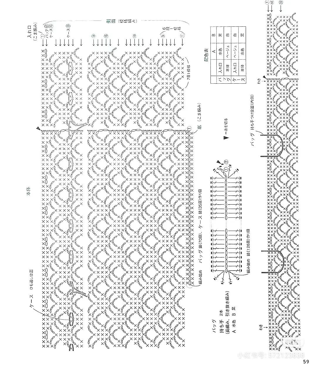Japanese Crochet Bag Patterns: Floral Tote, Chevron Motif Bag, and Colorful Summer Shopper