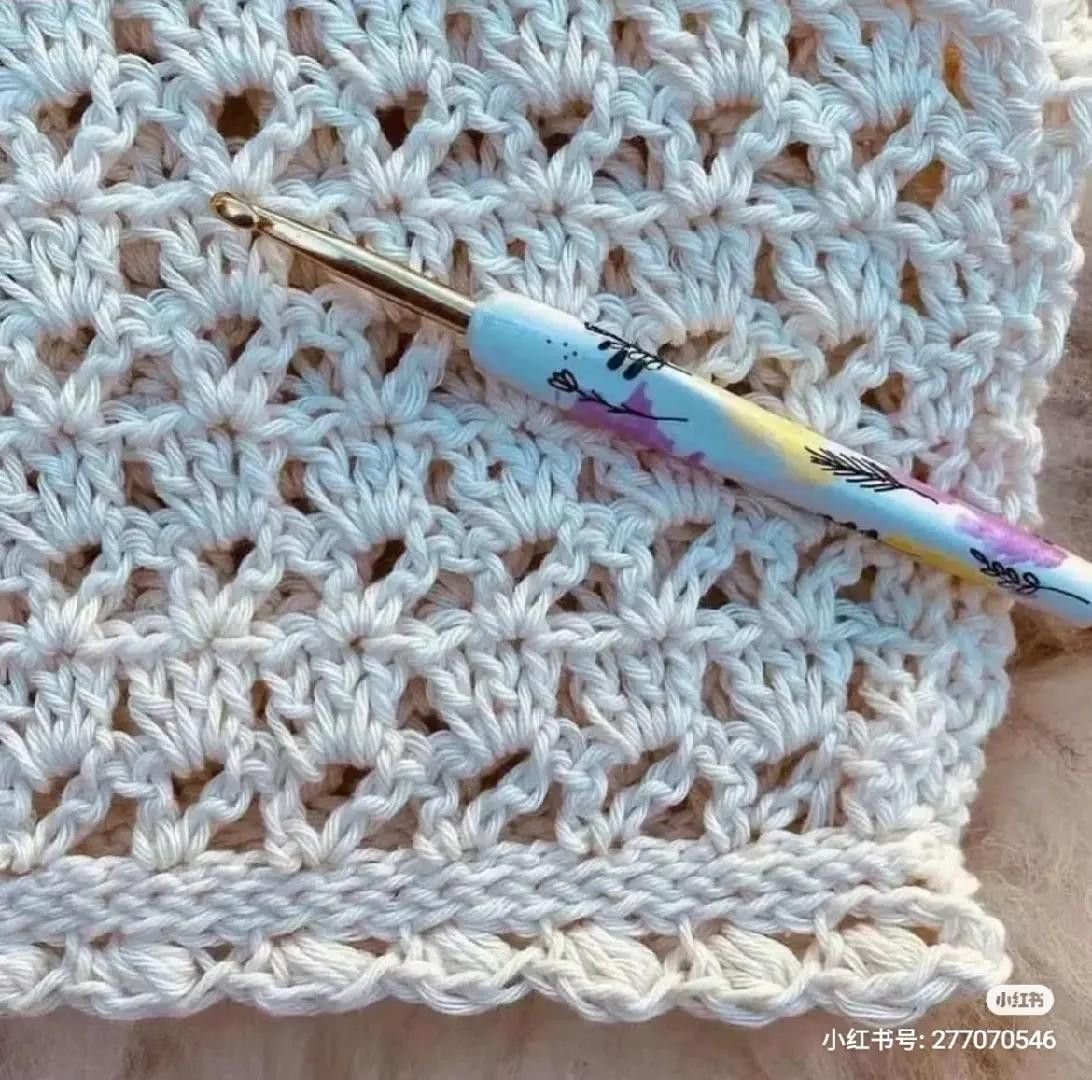 Japanese Crochet Chart for Mustard Yellow Lace Tank Top Pattern