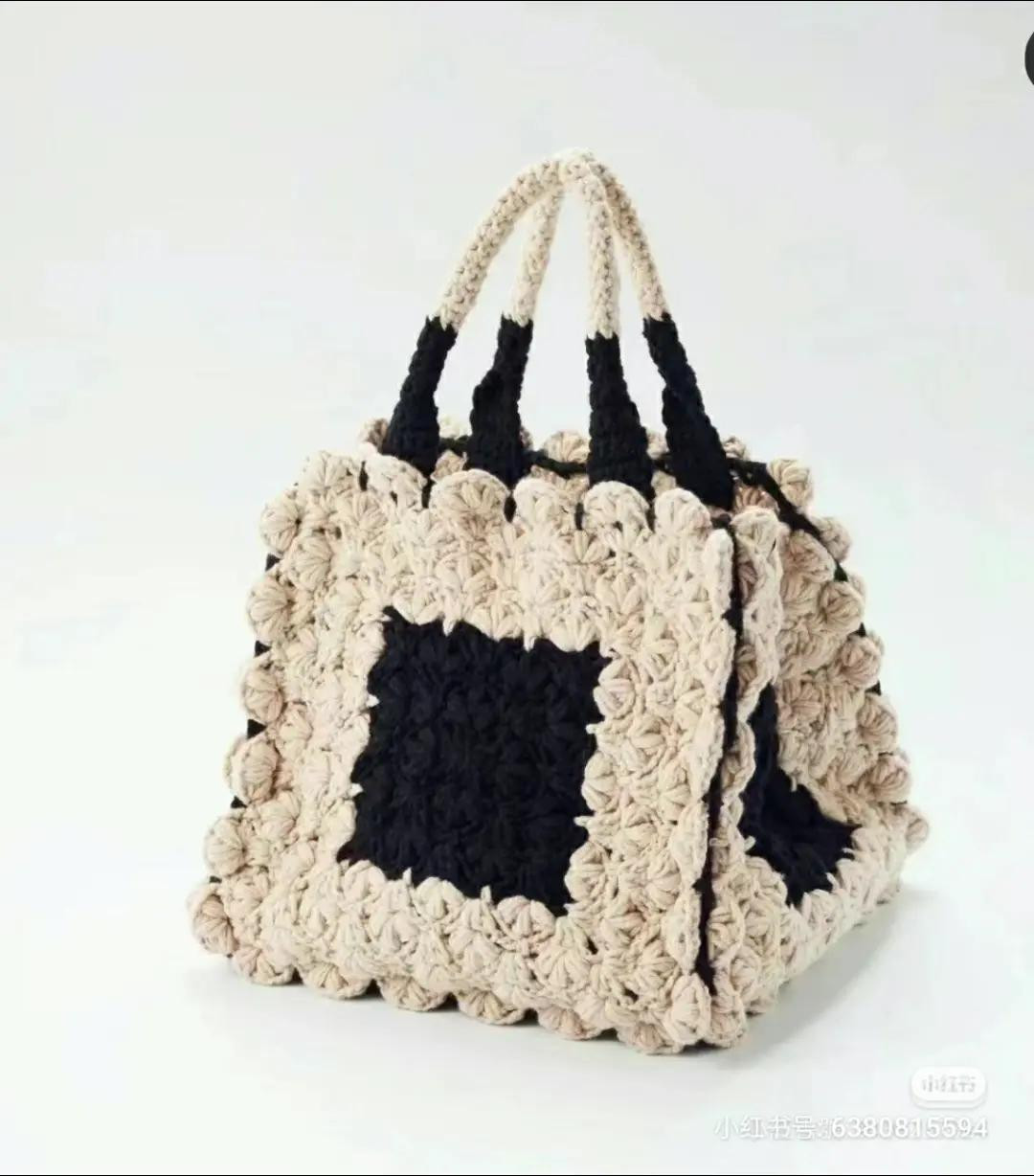 Japanese Crochet Motif Bag Pattern Chart