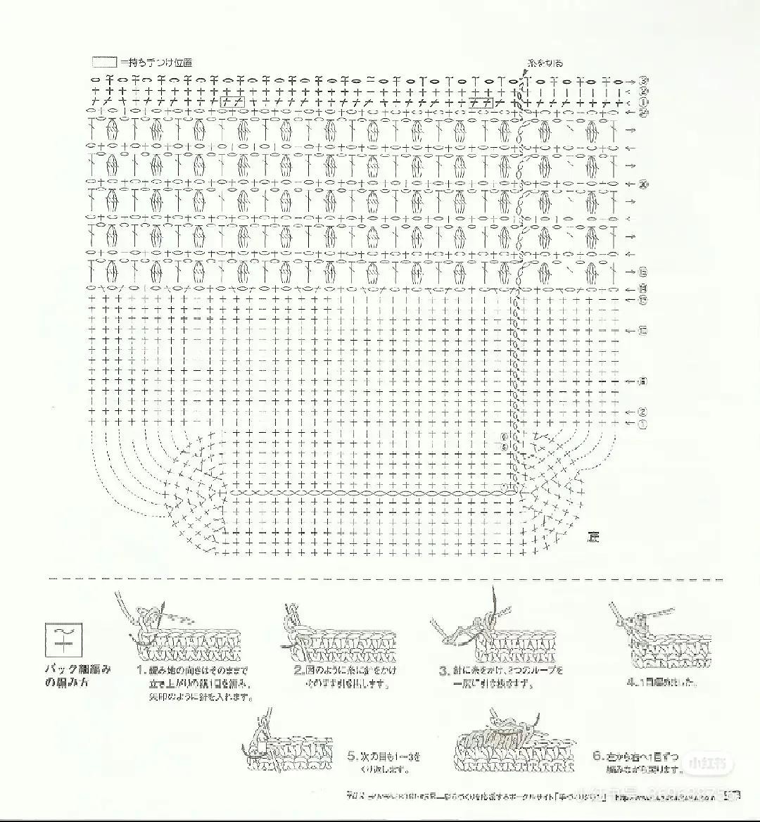Japanese Crochet Patterns: Round Bag, Glasses Case and Top