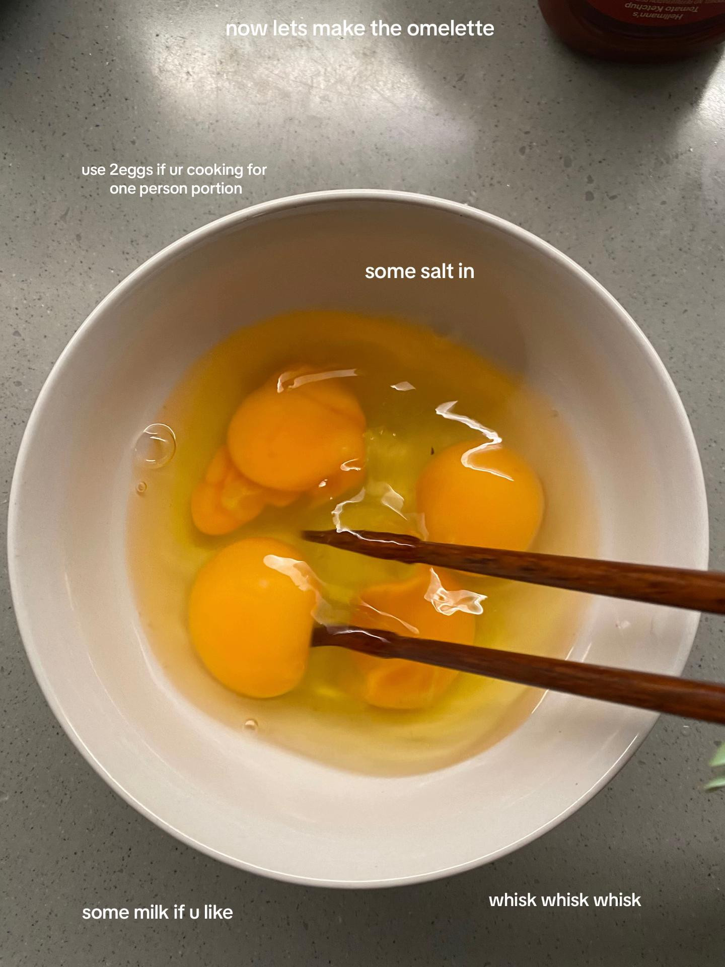 Japanese Omelette Rice (Omurice) with Chicken and Onions