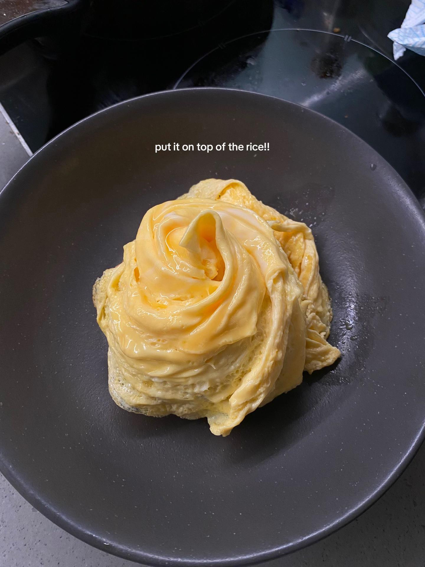 Japanese Omelette Rice (Omurice) with Chicken and Onions