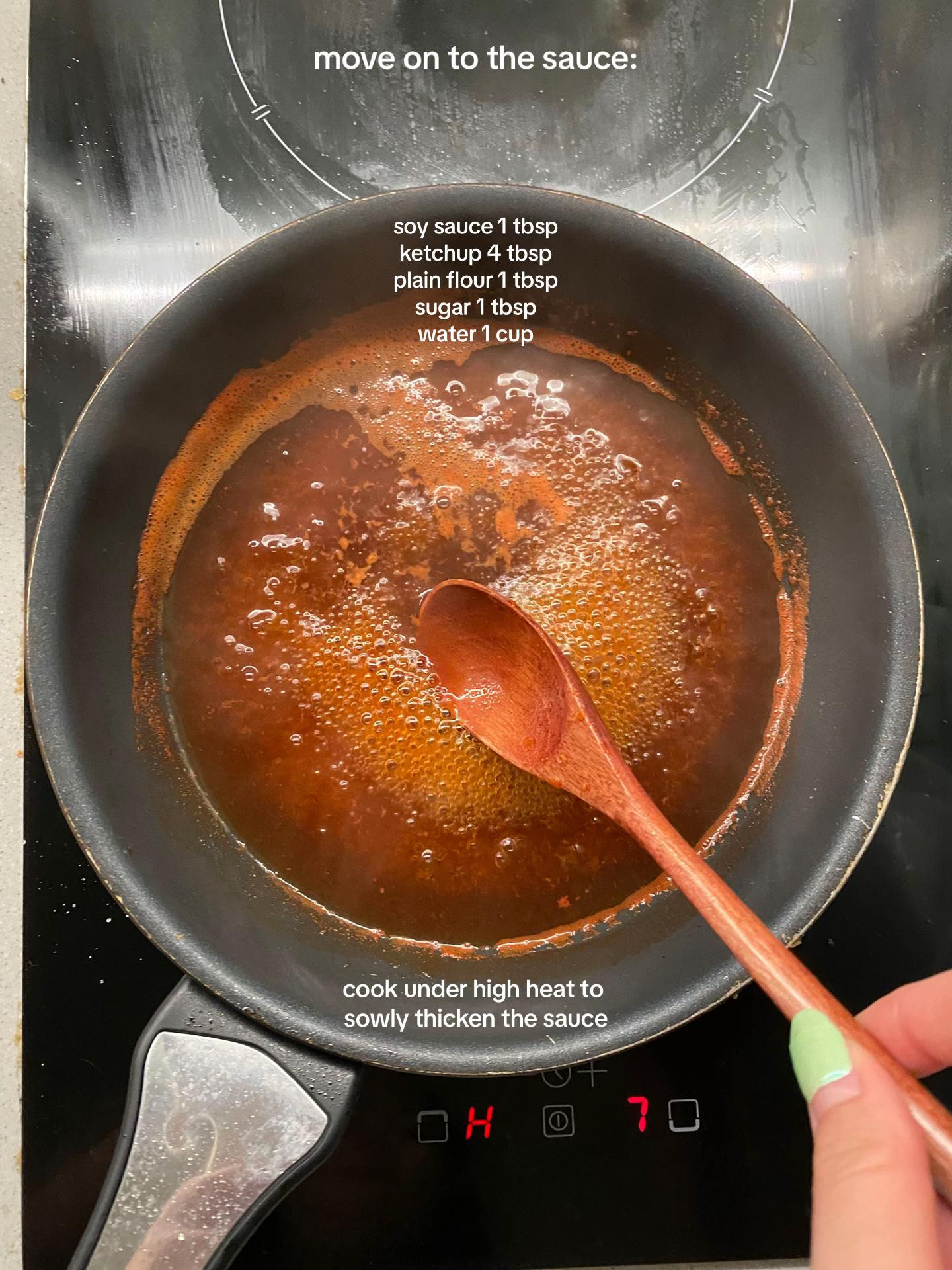 Japanese Omelette Rice (Omurice) with Chicken and Onions