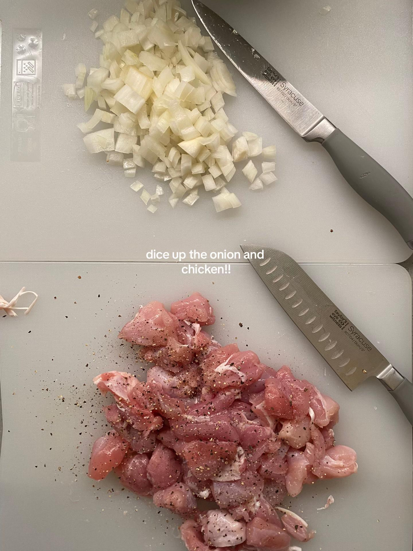 Japanese Omelette Rice (Omurice) with Chicken and Onions