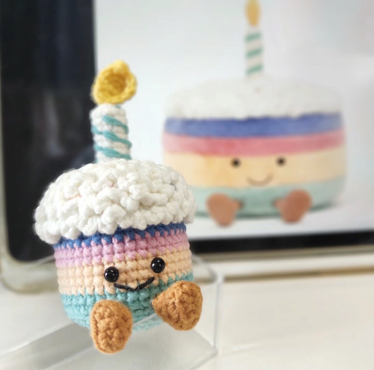 Jellycat Birthday Cake Amigurumi Crochet Pattern Tutorial
