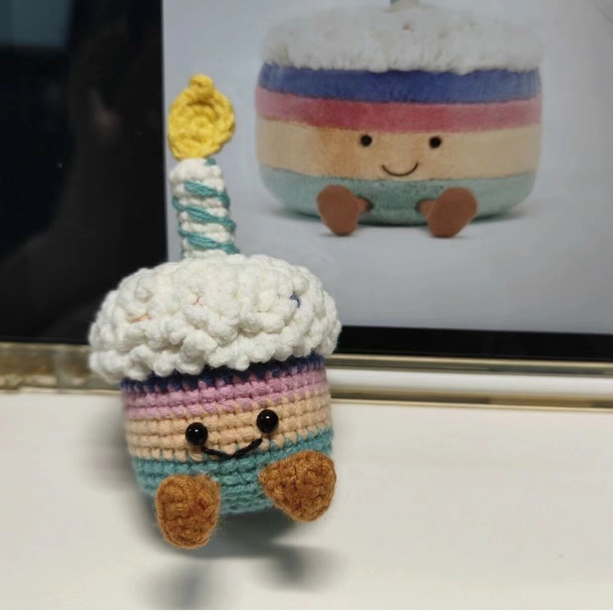 Jellycat Birthday Cake Amigurumi Crochet Pattern Tutorial