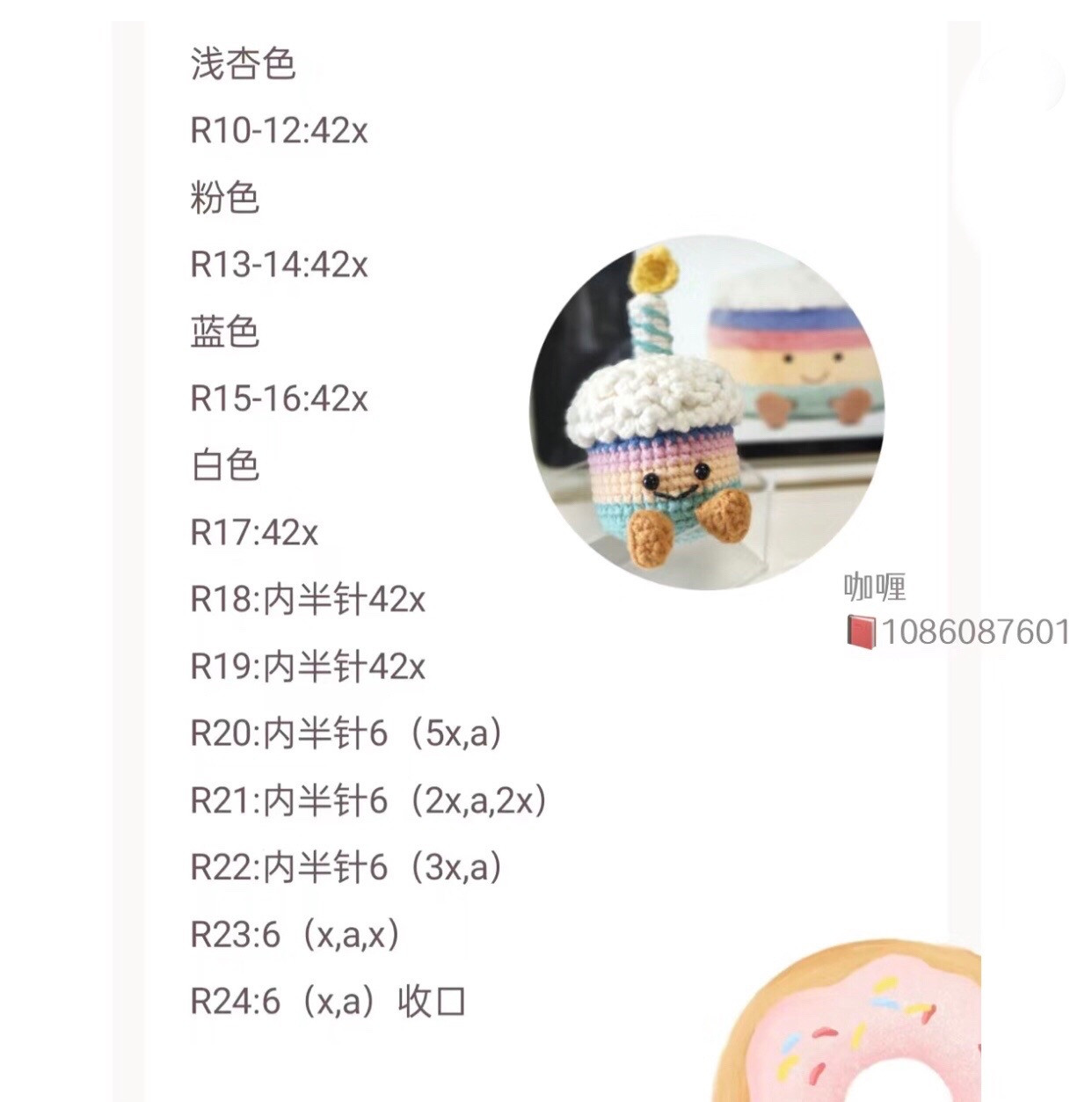 Jellycat Birthday Cake Amigurumi Crochet Pattern Tutorial