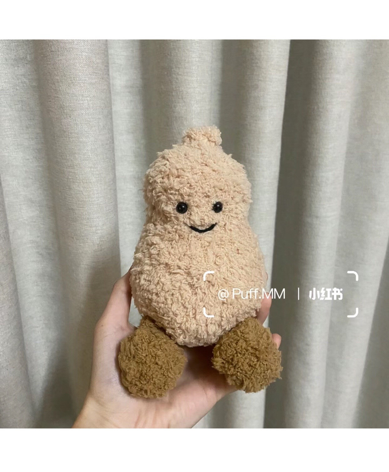 Jellycat Peanut Crochet Pattern Tutorial Chart