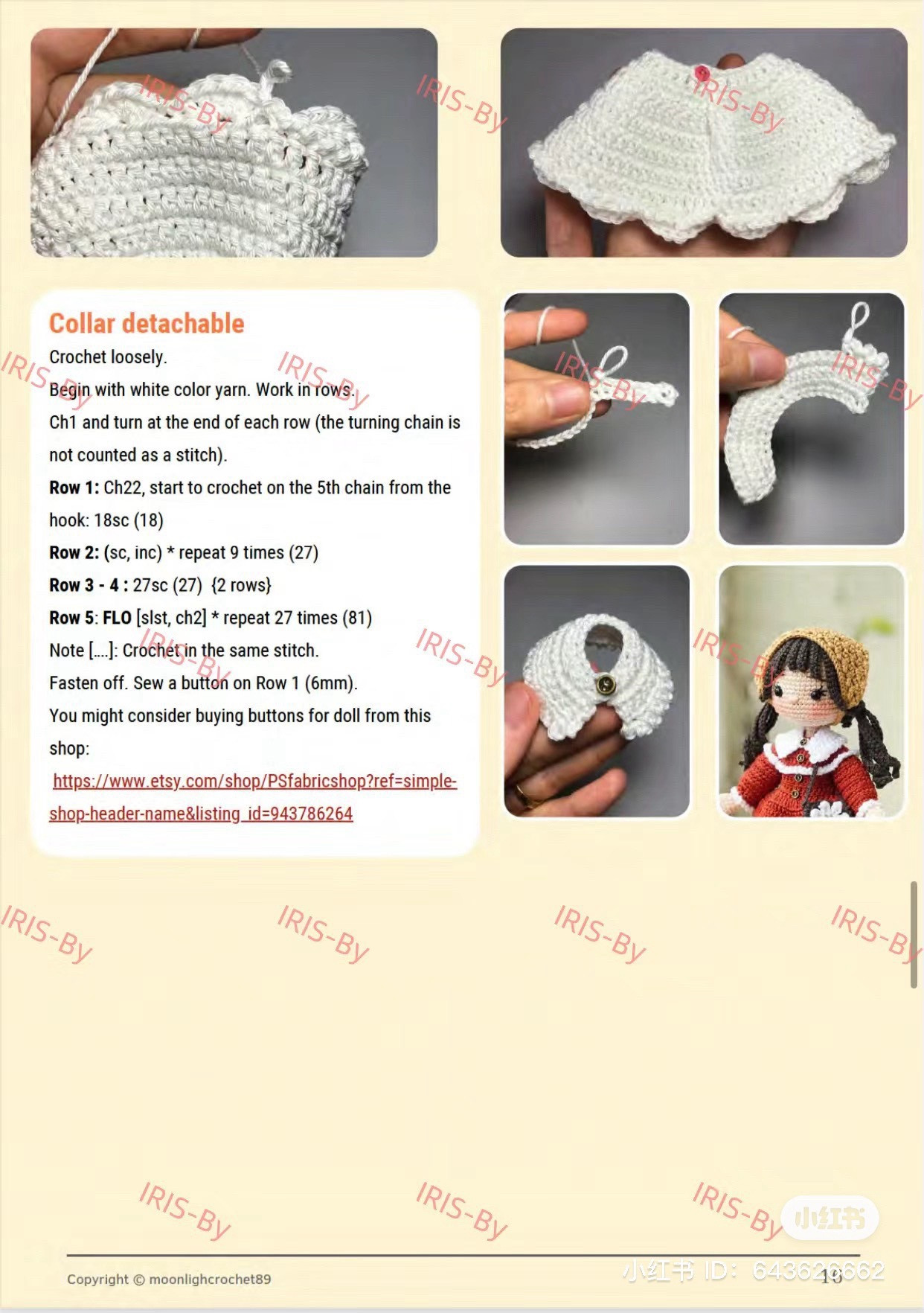 Jolie Doll Amigurumi Pattern with Teddy Bear