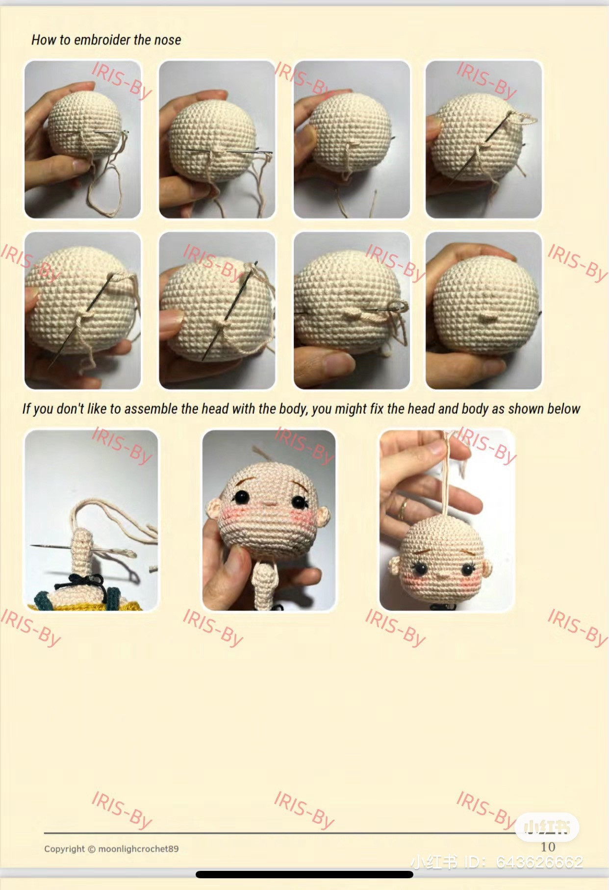 Jolie Doll Amigurumi Pattern with Teddy Bear
