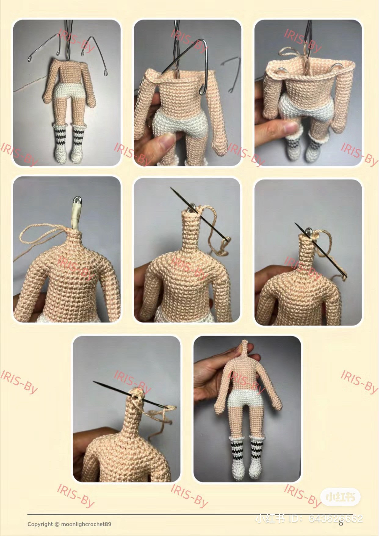 Jolie Doll Amigurumi Pattern with Teddy Bear