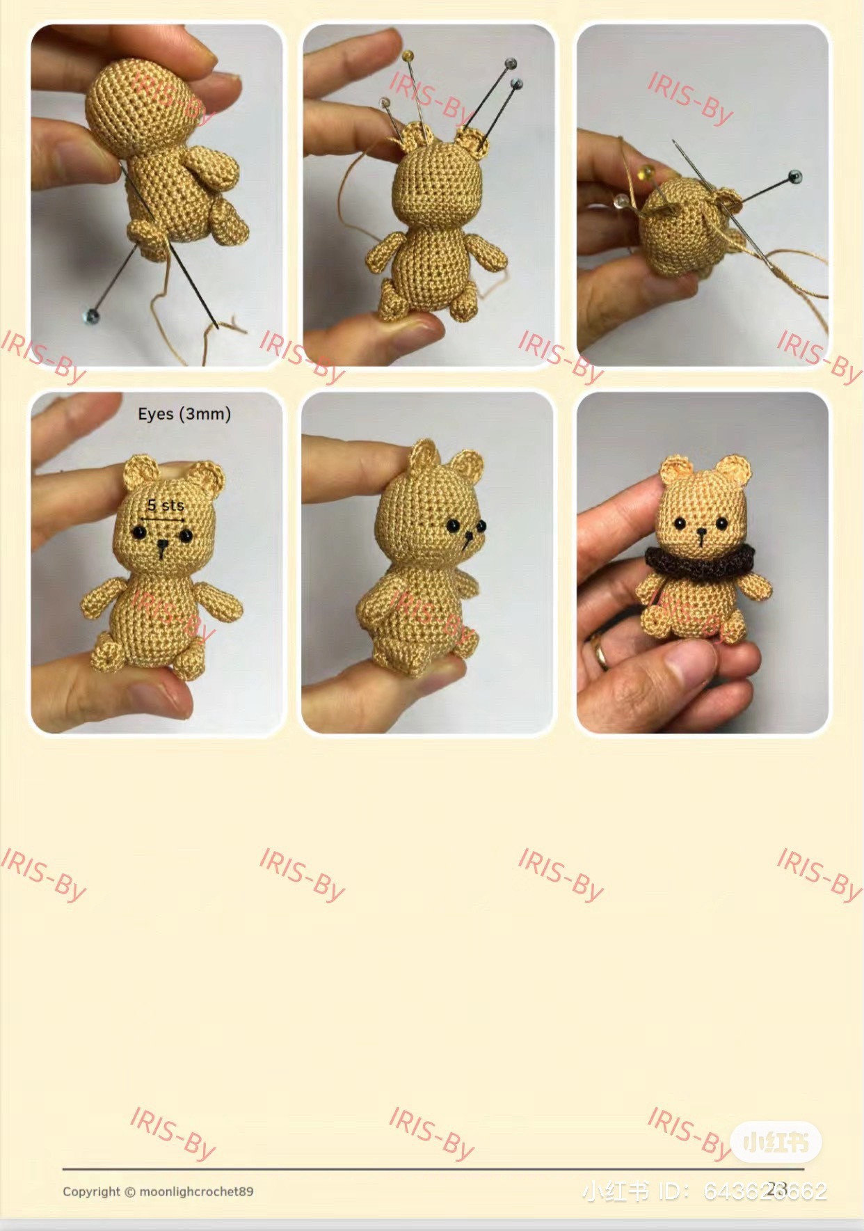 Jolie Doll Amigurumi Pattern with Teddy Bear