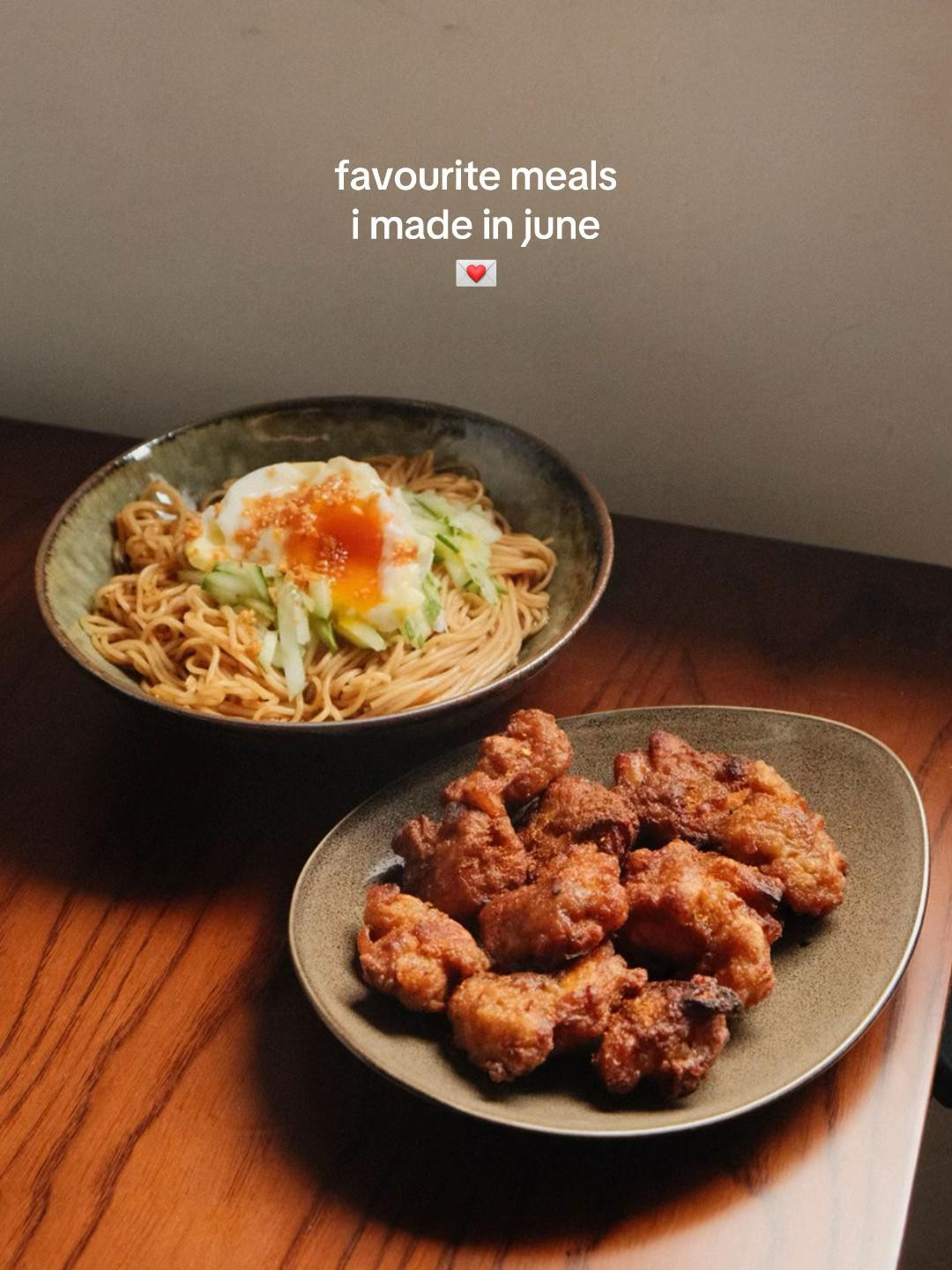 June's Favourite Noodle Meals: Creamy Soy Miso Pasta, Soy Garlic Somen, and Mentaiko Butter Udon