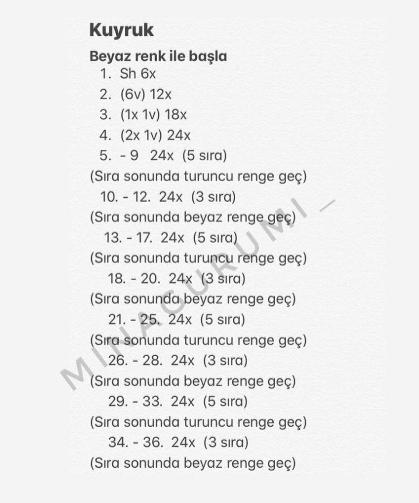 Kedi Mia Amigurumi: Ücretsiz Móc Len Gấu Bông Hướng Dẫn Chi Tiết Từng Hàng