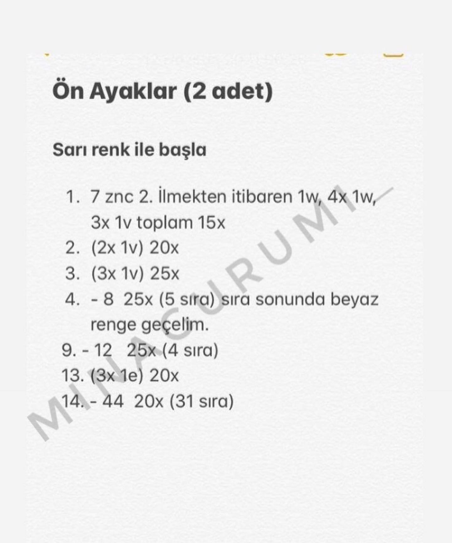 Kedi Mia Amigurumi: Ücretsiz Móc Len Gấu Bông Hướng Dẫn Chi Tiết Từng Hàng