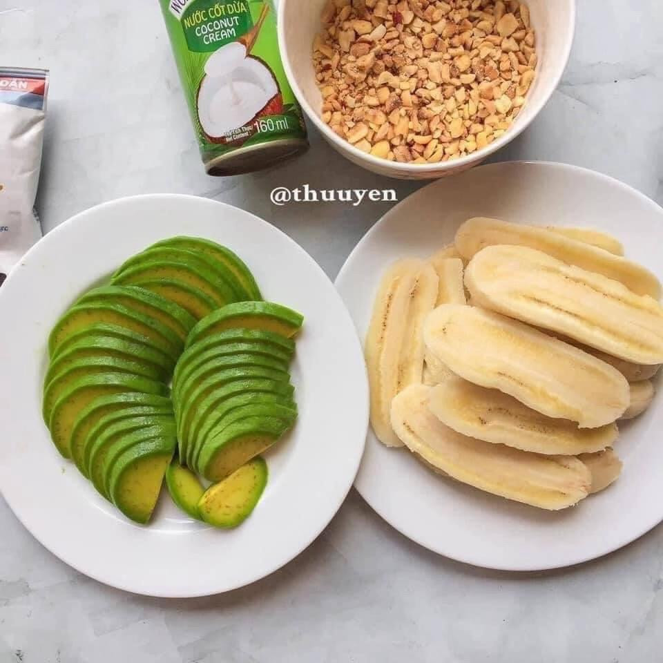 Kem chuối bơ healthy ăn vặt tốt cho sức khỏe