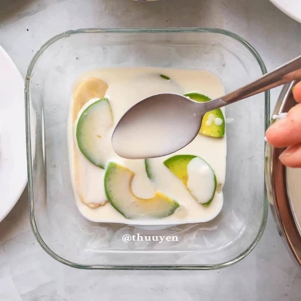 Kem chuối bơ healthy ăn vặt tốt cho sức khỏe