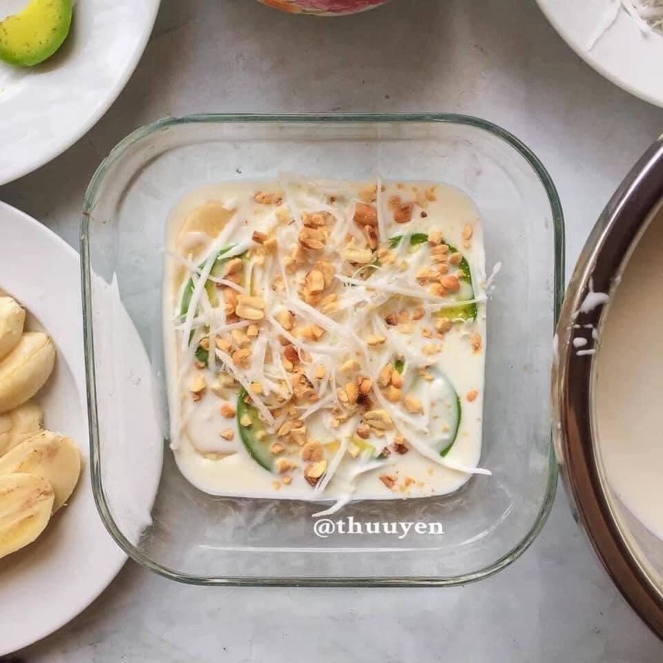 Kem chuối bơ healthy ăn vặt tốt cho sức khỏe