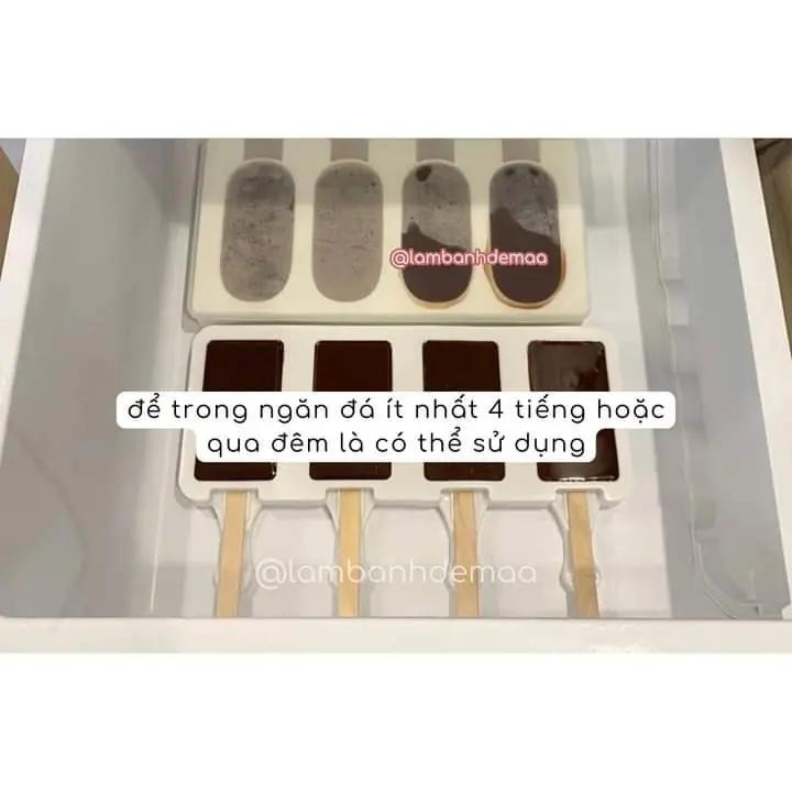 Kem Socola Nguyên Chất Nhà Làm - Hướng Dẫn Chi Tiết Tự Làm Kem Que Thơm Ngon