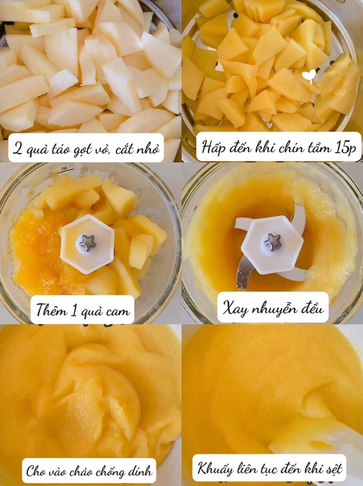 Kẹo Trái Cây Cho Bé: Kẹo Dẻo Hình Gấu Từ Táo Và Cam