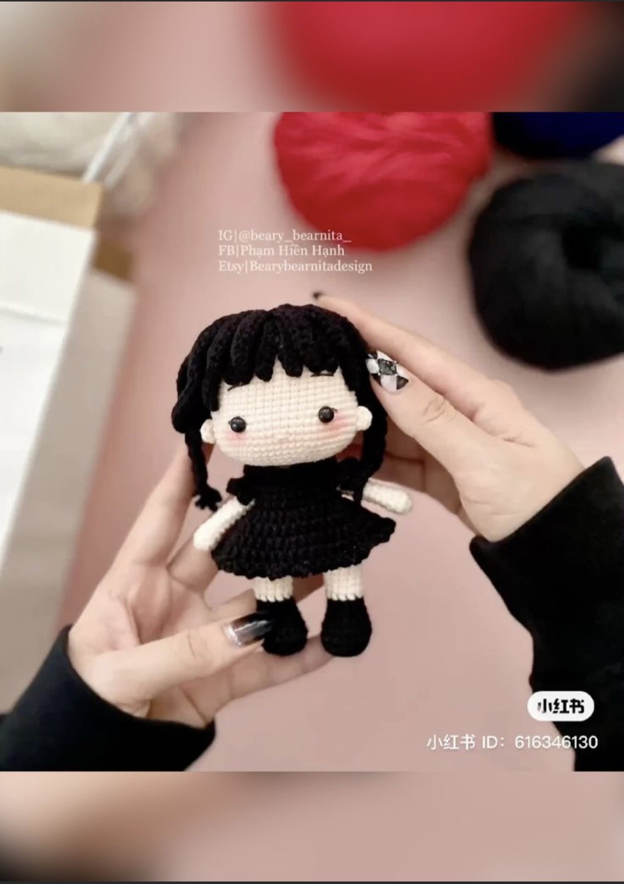 Kiki Crochet Doll Amigurumi Pattern Tutorial with Black Cat and Broom