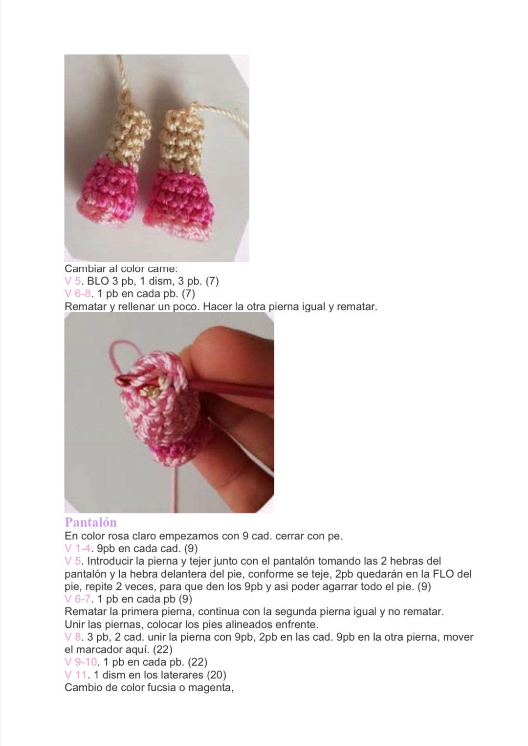 Kim Tae-hung Muñeca PDF Amigurumi Patrón Gratis