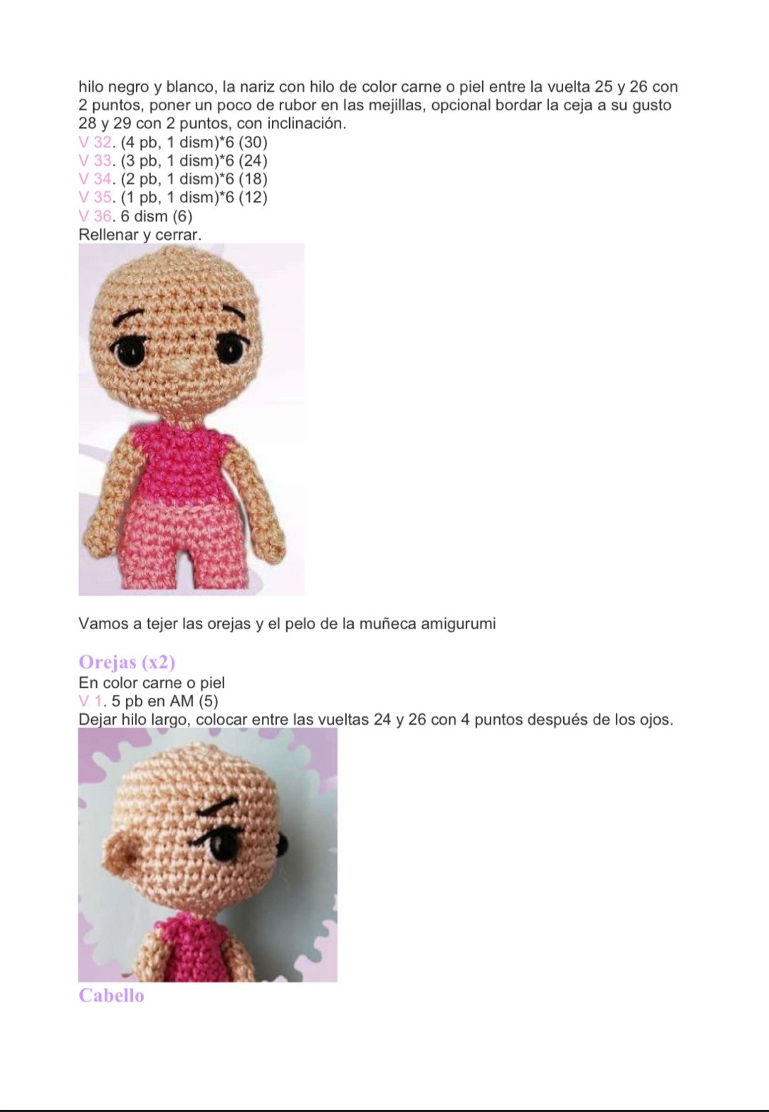 Kim Tae-hung Muñeca PDF Amigurumi Patrón Gratis