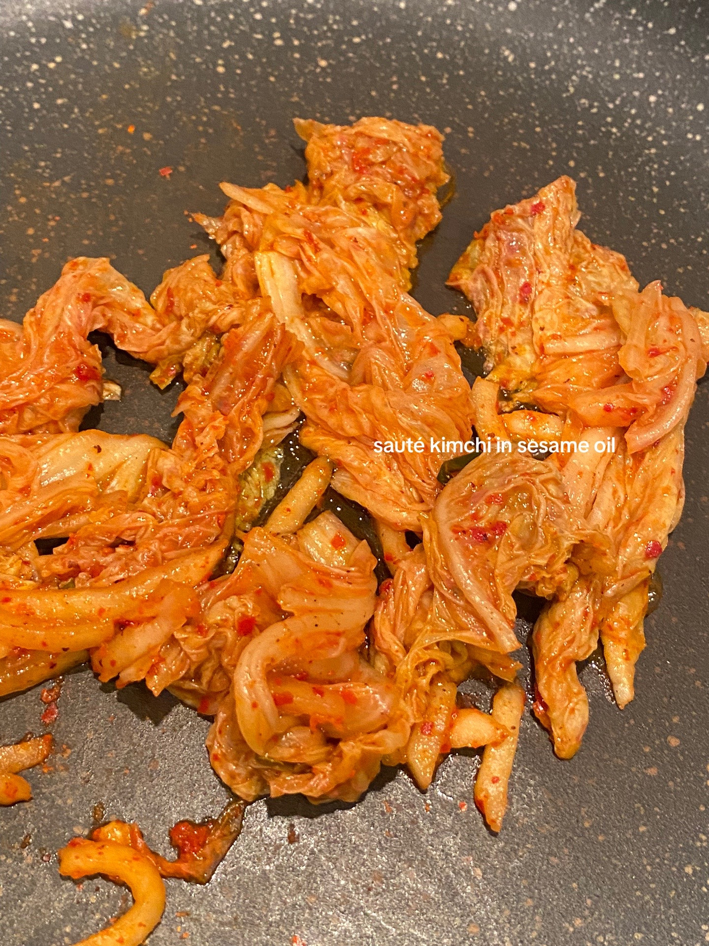 Kimchi Fried Egg Toastie with Sautéed Kimchi and Avocado