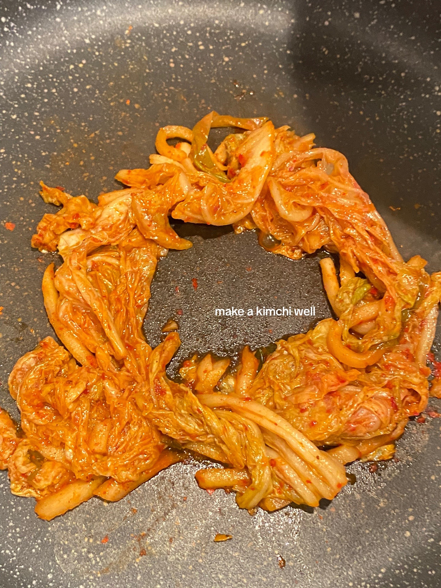 Kimchi Fried Egg Toastie with Sautéed Kimchi and Avocado