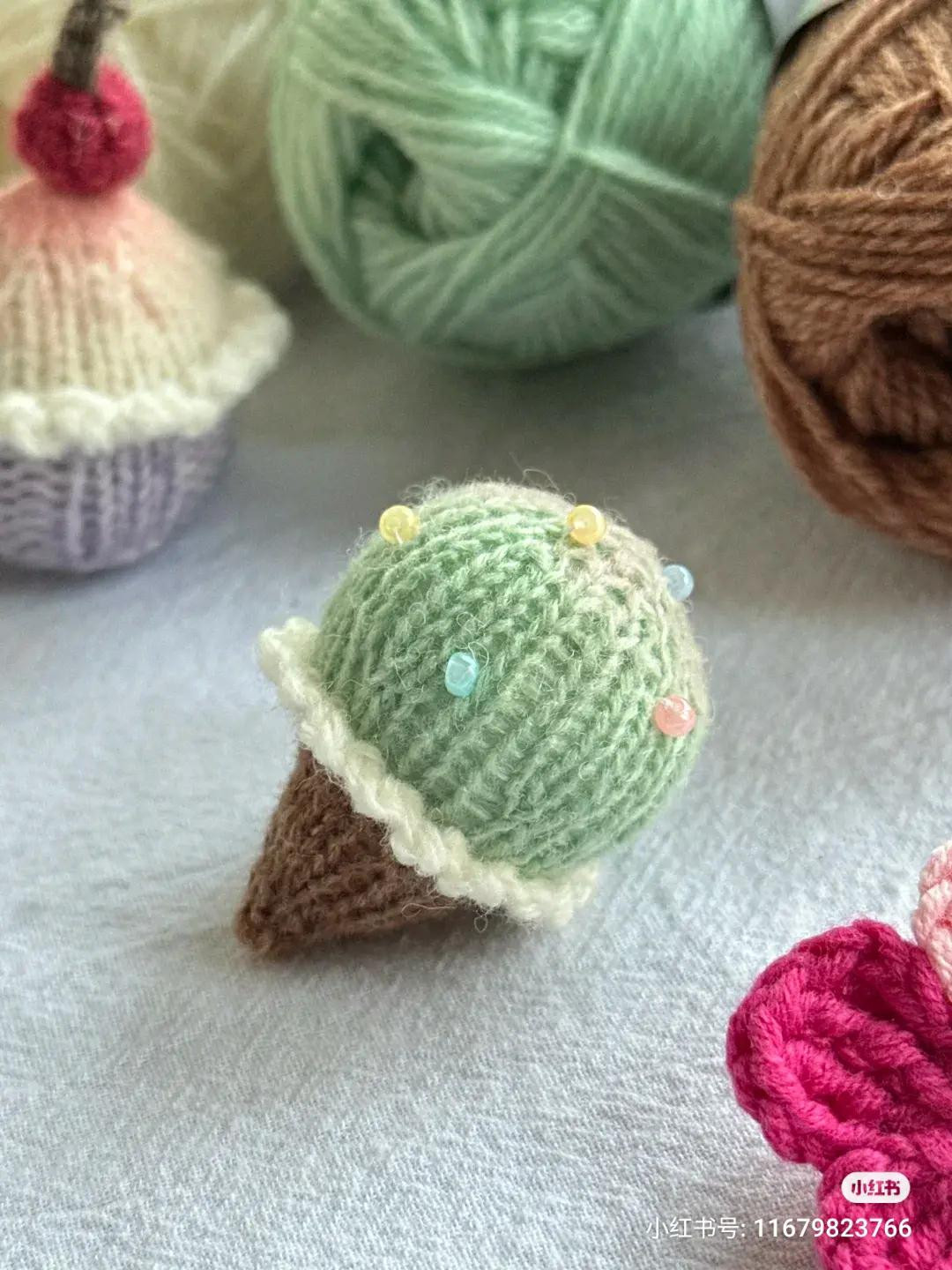 Knitting Mini Sweet Treat Pattern Chart